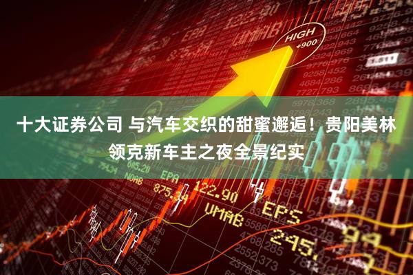 十大证券公司 与汽车交织的甜蜜邂逅！贵阳美林领克新车主之夜全景纪实